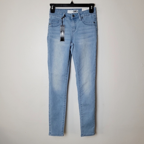 GBG Los Angeles Women's Jeans Light Wash Denim Sz 24 Skinny Leg Stretch NWT - Picture 6 of 11